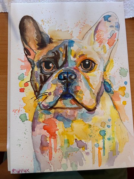 Hundeportrait Redfoxart