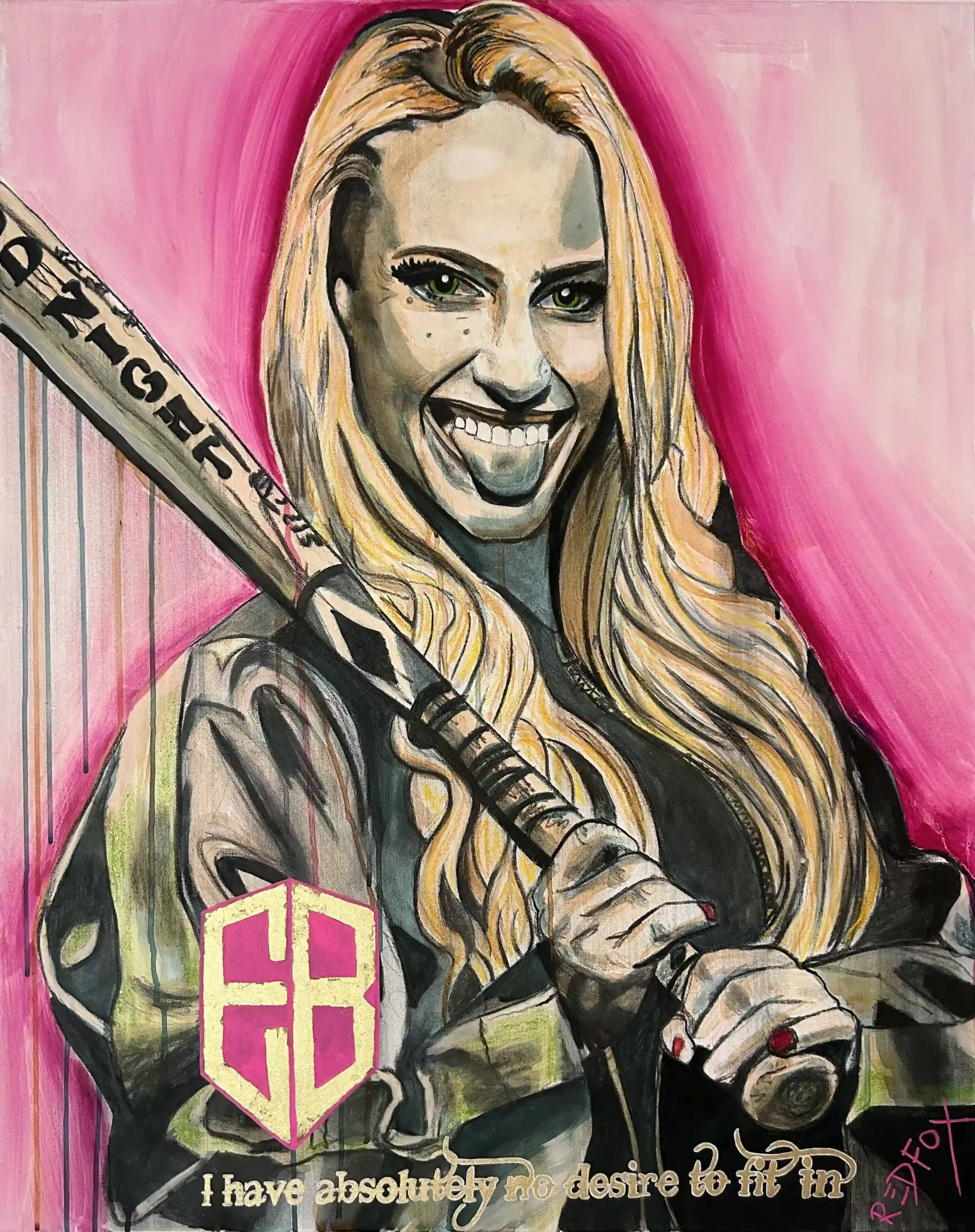 „The Blonde Bomber“